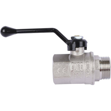 Шаровой кран BUGATTI New Jersey с ручкой-рычагом из алюминия и внутренней наружной резьбой 3/4&-2