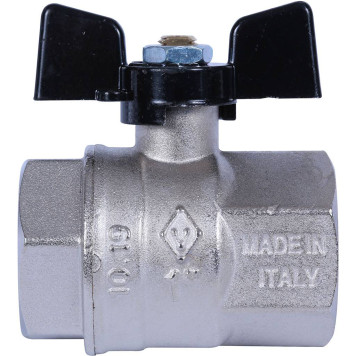 Шаровой кран BUGATTI New Jersey с ручкой-бабочкой и внутренней резьбой 1 дюйм.-3