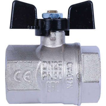 Шаровой кран BUGATTI New Jersey с ручкой-бабочкой и внутренней резьбой 1 дюйм.-4