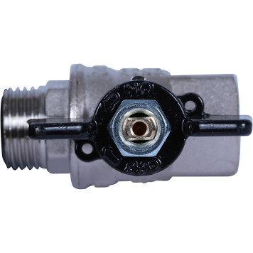 Кран шаровой BUGATTI New Jersey с ручкой-бабочкой, внутренняя наружная резьба 1/2&-4