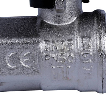 Кран шаровой BUGATTI New Jersey с ручкой-бабочкой, внутренняя наружная резьба 1/2&-5