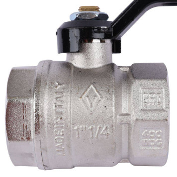 Шаровой кран BUGATTI Arizona с ручкой-рычагом из алюминия (внутренняя резьба 1 1/4)-5