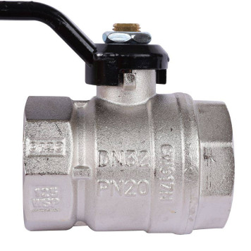 Шаровой кран BUGATTI Arizona с ручкой-рычагом из алюминия (внутренняя резьба 1 1/4)-6