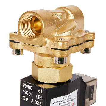 Клапан электромагнитный (соленоидный) двухходовой РОСМА СК-21-15 нормально открытый НО, АС 220В, G1/2, Ду15 (00000012956)-5