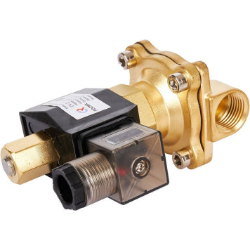 Клапан электромагнитный (соленоидный) двухходовой РОСМА СК-21-15 нормально открытый НО, АС 220В, G1/2, Ду15 (00000012956)-6