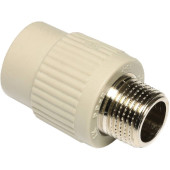 SZE02025RCT (SZE02025XX) Ekoplastik ППР муфта с наруж. металл. резьбой 20х3/4 (SZE02025RCT)