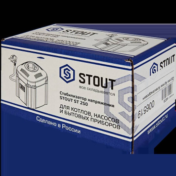 Стабилизатор сетевого напряжения STOUT ST 250 SST-0001-000250 (SST-0001-000250)-3