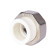 Муфта комбинированная Pro Aqua d=25-3/4 PP-R разъемная (американка) УСИЛЕННАЯ ВР Белая (PA20014S)