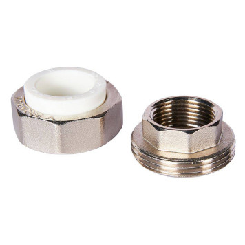 Муфта комбинированная Pro Aqua d=25-3/4 PP-R разъемная (американка) УСИЛЕННАЯ ВР Белая (PA20014S)-9