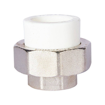 Муфта комбинированная Pro Aqua d=25-3/4 PP-R разъемная (американка) УСИЛЕННАЯ ВР Белая (PA20014S)-5