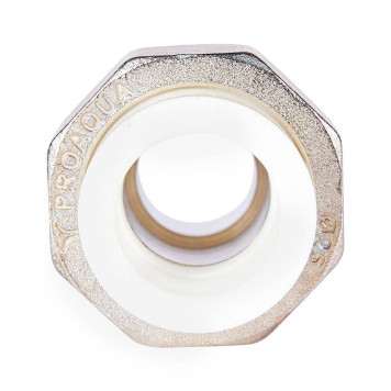 Муфта комбинированная Pro Aqua d=25-3/4 PP-R разъемная (американка) УСИЛЕННАЯ НР Белая (PA21014S)-3