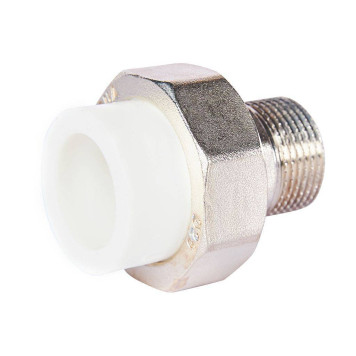 Муфта комбинированная Pro Aqua d=25-3/4 PP-R разъемная (американка) УСИЛЕННАЯ НР Белая (PA21014S)-4