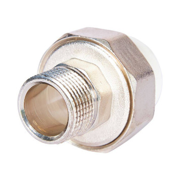 Муфта комбинированная Pro Aqua d=25-3/4 PP-R разъемная (американка) УСИЛЕННАЯ НР Белая (PA21014S)-8