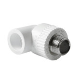 Угольник комбинированный Pro Aqua d=25-3/4 PP-R НР Белый (PA27014P)