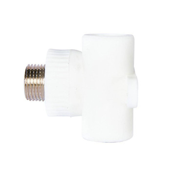 Уголок байпасный Pro Aqua d=20-1/2 PP-R для смесителя НР Белый (PA13812)-2
