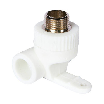 Уголок байпасный Pro Aqua d=20-1/2 PP-R для смесителя НР Белый (PA13812)-5