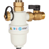 Фильтр -шламоотделитель с магнитом для настенных котлов STOUT SFW-0072-000020 G 3/4M-G 3/4RN-G 3/4M, (SFW-0072-000020)