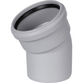 Отвод канализационный бесшумный STOUT D 110 х 30° SKB-0009-011030 (SKB-0009-011030)