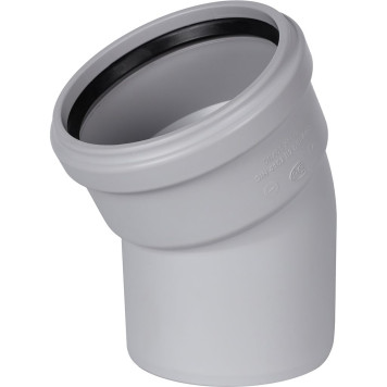 Отвод канализационный бесшумный STOUT D 110 х 30° SKB-0009-011030 (SKB-0009-011030)