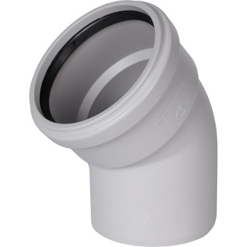 Отвод канализационный бесшумный STOUT D 110 х 45° (SKB-0010-011045)