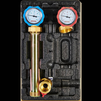 Насосная группа ROMMER RDG-1001 с прямым контуром без насоса (RDG-1001-002501)-1