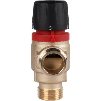 ROMMER RVM-0122-166020 Термостатический смесительный клапан для систем отопления и ГВС 3/4 НР 35-60°С KV 1,6 (боковое смешивание) (RVM-0122-166020)-4
