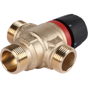 ROMMER RVM-0122-166020 Термостатический смесительный клапан для систем отопления и ГВС 3/4 НР 35-60°С KV 1,6 (боковое смешивание) (RVM-0122-166020)-6