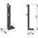 Опора для отдельностоящей перегородки WALLBOX (WB 90317)