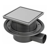Трап BETTOSERB 15х15 Superior 2in1 с мультисифоном, горизонтальный выпуск (13702556B)