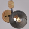 Бра 06780-0.2-01 BK+WOOD