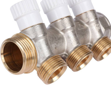 Коллектор Luxor 3-х ходовой с перекрывающими кранами CP 453 G1xG3/4 EK.-7