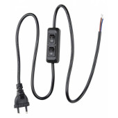 Сетевой провод с выключателем Uniel UCX-C90/02A-100 BLACK UL-00007465