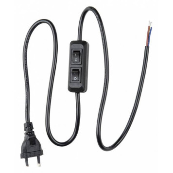 Сетевой провод с выключателем Uniel UCX-C90/02A-100 BLACK UL-00007465