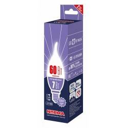 Лампа светодиодная Volpe LED-CW37 E14 7Вт 6500K UL-00010989