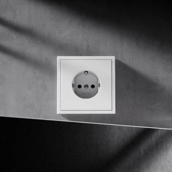 Выключатель двухклавишный с подсветкой без рамки Voltum S70 VLS020207-4