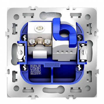 ТВ-розетка и розетка Ethernet RJ-45 без рамки Voltum S70 VLS060702-2