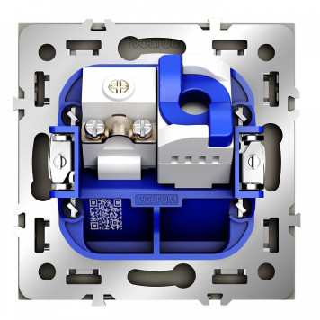 ТВ-розетка и розетка Ethernet RJ-45 без рамки Voltum S70 VLS060703-2