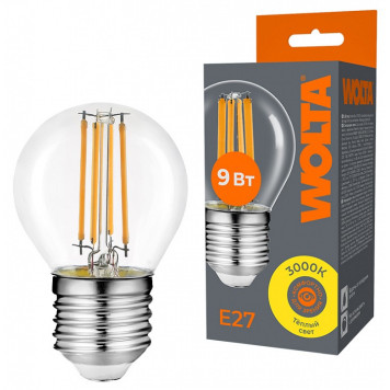 Лампа светодиодная Wolta WF-G45-9W3KE27