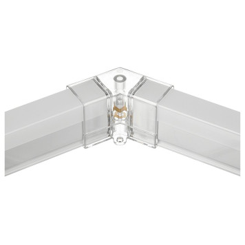 Соединитель угловой V-образный для модульных светильников Wolta WTB-WBT-V-01