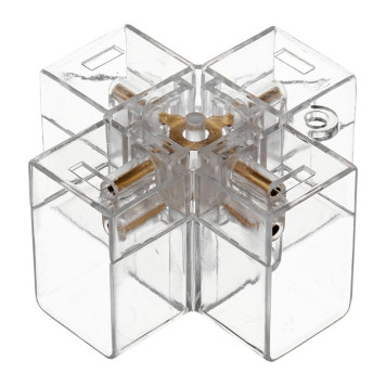 Соединитель угловой X-образный для модульных светильников Wolta WTB-WBT-X-01-2