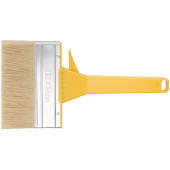 Макловица, натур.светлая щетина, сплошной пластиковый корпус, полая ручка, мини 35 х 125 мм