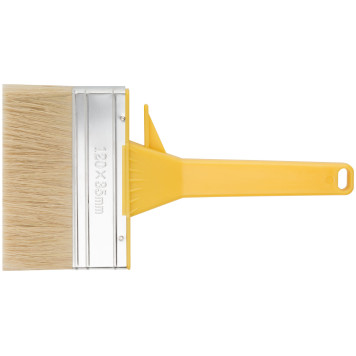 Макловица, натур.светлая щетина, сплошной пластиковый корпус, полая ручка, мини 35 х 125 мм