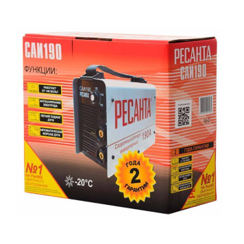 Аппарат сварочный инверторный Ресанта САИ 190-5