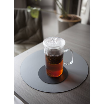 ADJ Круглый плейсмат, D40 см., цвет: белый/панна котта-2