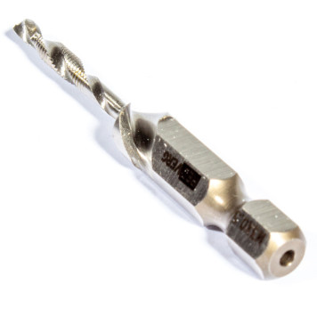 Сверло-метчик REDVERG комбинированный М3, шаг 0,5мм (500305)-3