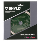 Круг алмазный SHYLD сплошной по керамограниту и плитке 150х22,23 мм(30240)