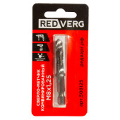 Сверло-метчик REDVERG комбинированный М8, шаг 1,25мм (508125)