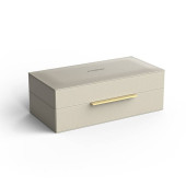 Decor Walther Brownie BOX S Коробка универсальная 27х14х9.5см., искусственная кожа, цвет: песочный. 0939747