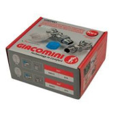 Комплект для подключения радиаторов, Giacomini, R470F-KV, термостатический, прямой, DN-20, 3/4, 3/4, ВН, PN, бар-10, T°C -от -10 до +120, латунь, с увеличенным проходом, в комплекте: термостатическая головка, термостатический клапан, отсечной клапан