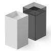 Dea Design Pedestal Basin Раковина 45х45х90см., напольная, без отв., Solid Surface, цвет: White №18. DD2017 450 18